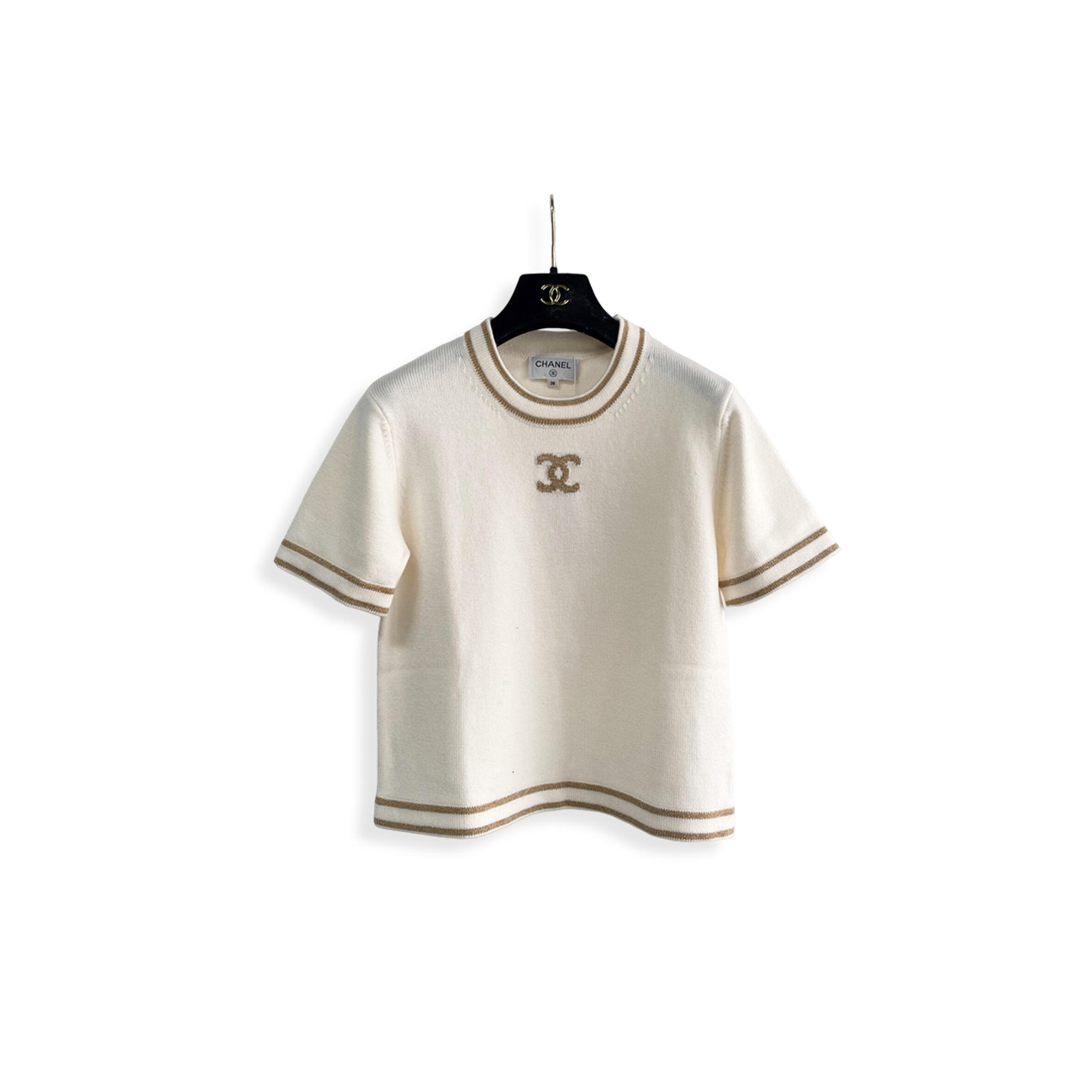 Ch**el crew neck knitted short sleeve